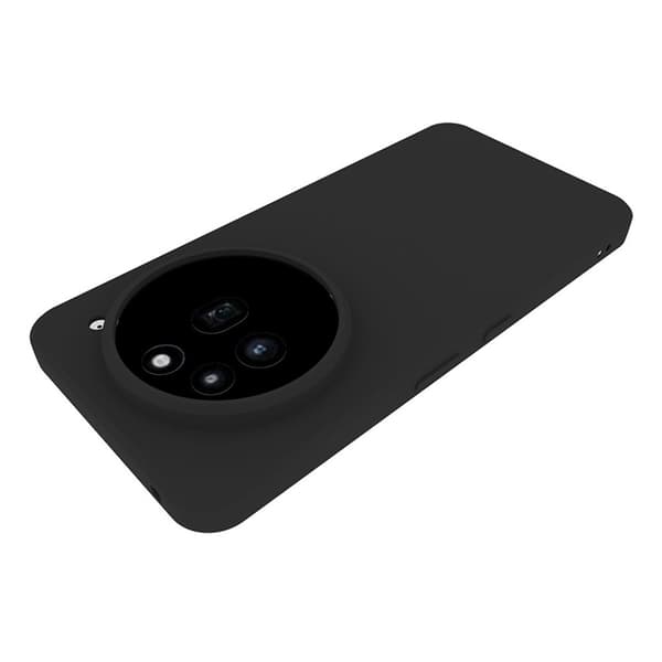 Til Nothing Phone (3a) Pro Etui Mat Finish Blødt TPU Cover Black
