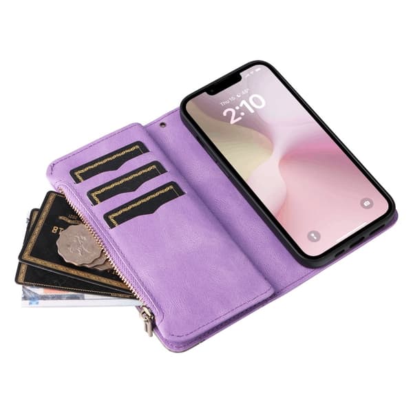 KT-monitoimisarja-5 iPhone 17e / 16e -puhelinkotelolle Purple