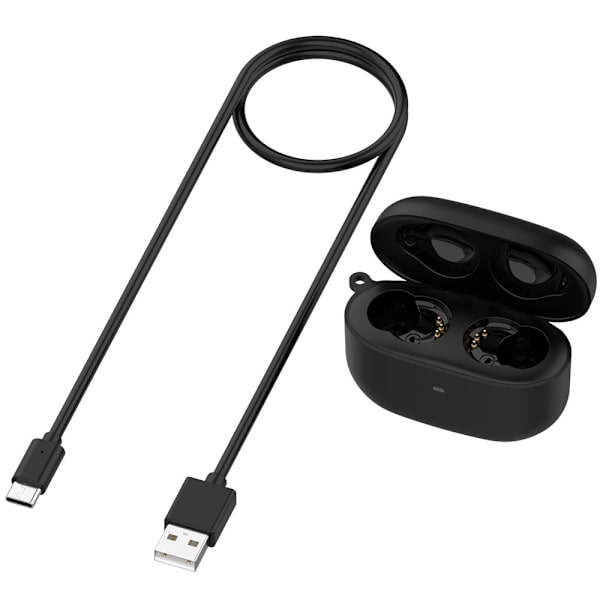Dokkingstasjon for Sony LinkBuds S-ørepropper Ladeetui Ladekabel Black