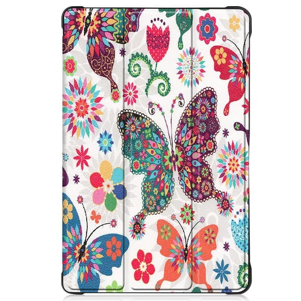 Kolminkertainen telinekotelo Samsung Galaxy Tab A7 10.4" - Butterfly Multicolor
