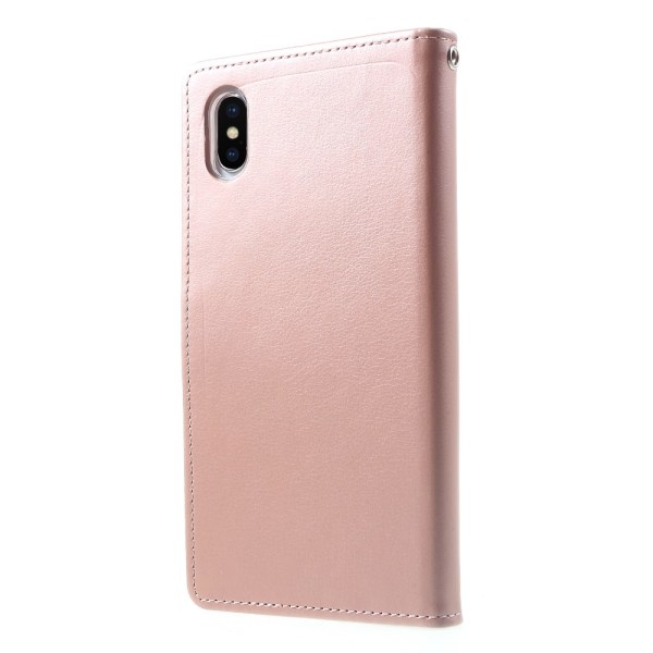 MERCURY GOOSPERY Rich Diary Wallet Case iPhone XS Max - RoseGold