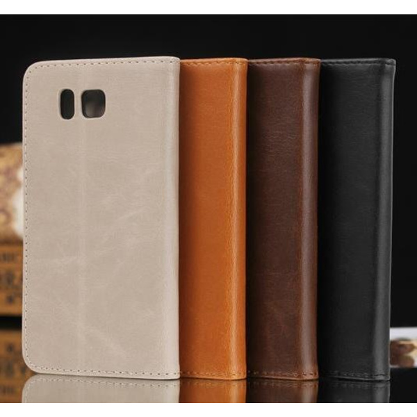 Samsung Galaxy Alpha Plånboksfodral / Fodral Brown