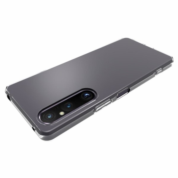 Sony Xperia 1 V Clear Soft TPU Case with Non-slip Inner - Transparent Transparent