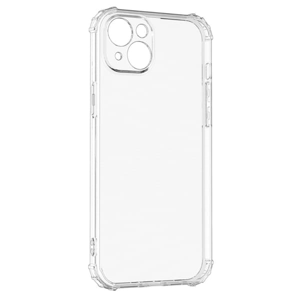 För iPhone 15 Plus Skal Fodral TPU - ram + Akryl Baksida Telefonfodral Transparent