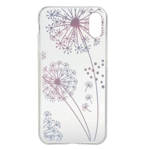 Super Thin Patterned Soft TPU Cell Phone Shell iPhone X/10 5.8 inch - Dandelion