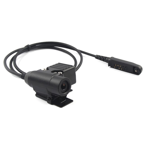 Til Baofeng UV-9R UV-9R Plus UV-XS Skinke Radio Walkie Talkie U94 PTT Headset Adapter Black