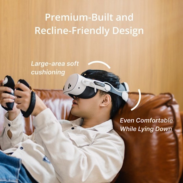 BOBOVR E3 Pro for Meta Quest 3/3S hodestropp 10000mAh batteri VR-hodebånd Grey
