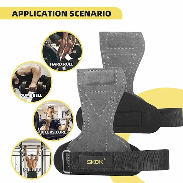SKDK Tyngdlyftning Gym Handgrepp Sport Ventilerade träningshandskar Handledsstöd Rosa