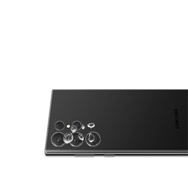 Samsung Galaxy S22 Ultra MOCOLO Kamera Lins Skydd Härdat Glas Transparent