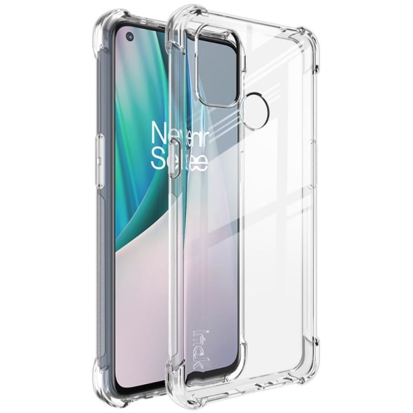 IMAK Soft TPU skal + Skärmskydd till OnePlus Nord N100 Transparent