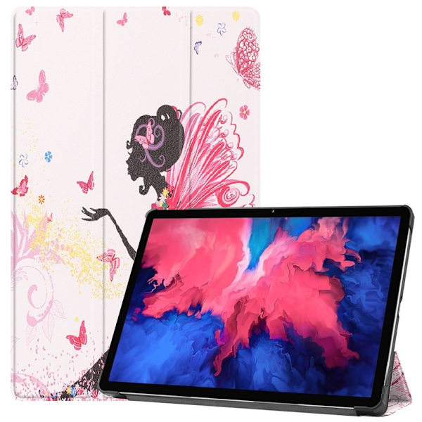 Tri-fold Stand Cover for Lenovo Tab P11 TB-J606F / P11 Plus - Beauty Multicolor