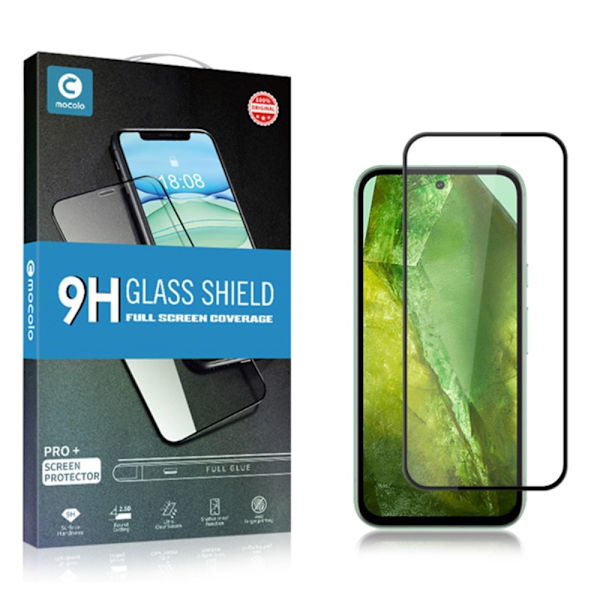 MOCOLO til Google Pixel 8a Härdat Glas Heltäckande Transparent