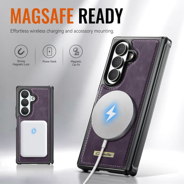 CASEME Magnetisk telefoncover til Samsung Galaxy Z Fold8 Ultra Purple