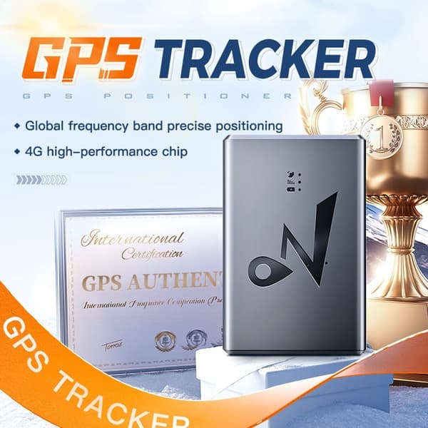 4G LTE GPS-spårare Tracker 5500 mAh-batteri magnetfäste fordonsspårning realtid Svart