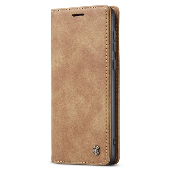 CASEME Retro Lompakkokotelo Samsung Galaxy A35 Brown