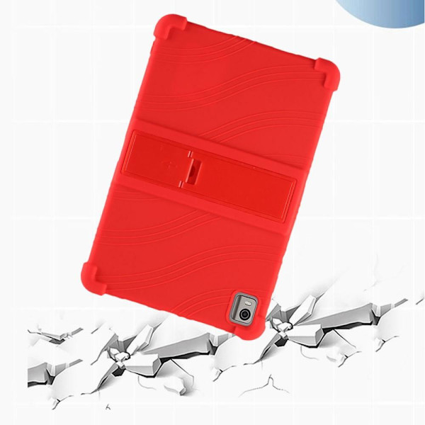 Nokia T21 Soft Silicone Beskyttende Tabletetui Cover - Sort Black