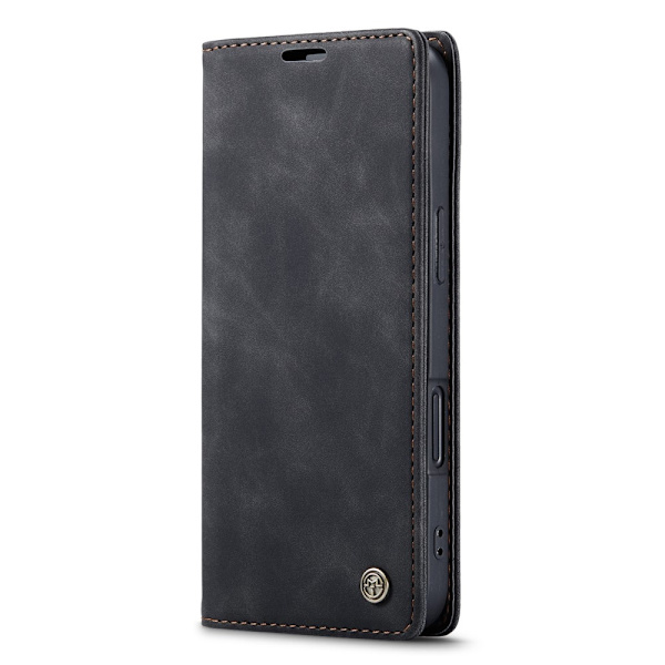 CASEME Retro lompakkokotelo iPhone 16 Plus Black