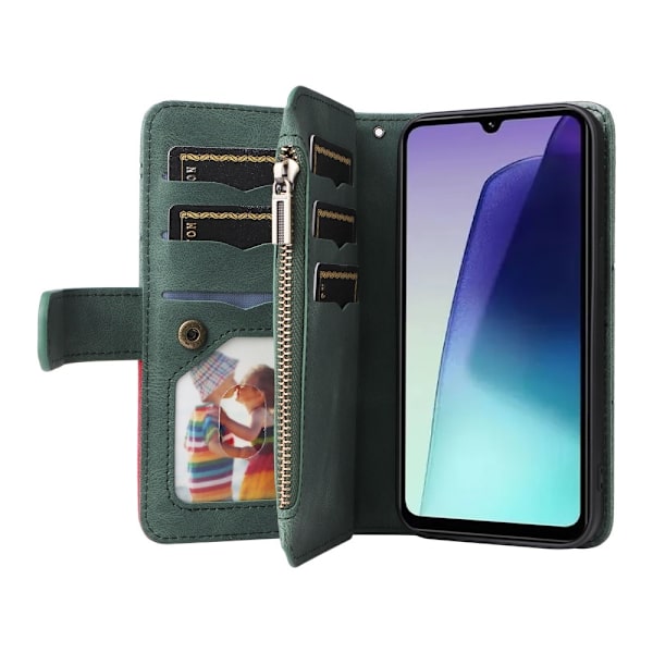 KT Wallet Case til Xiaomi Redmi 14C Green