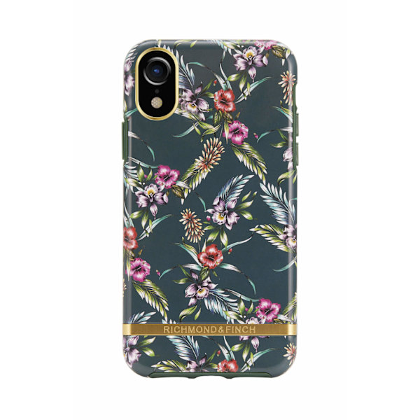 Richmond & Finch skal till IPhone XR - Emerald Blossom Svart