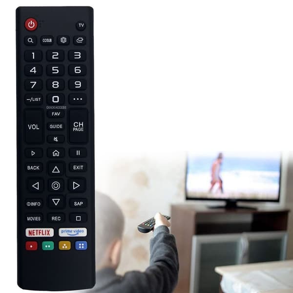 Fjärrkontroll Ersättning för AKB76037002 För RCA TV Svart