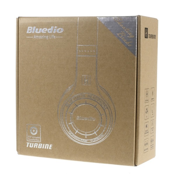 Bluedio HT Turbine Trådløse Bluetooth Stereo Hovedtelefoner - Sort Black