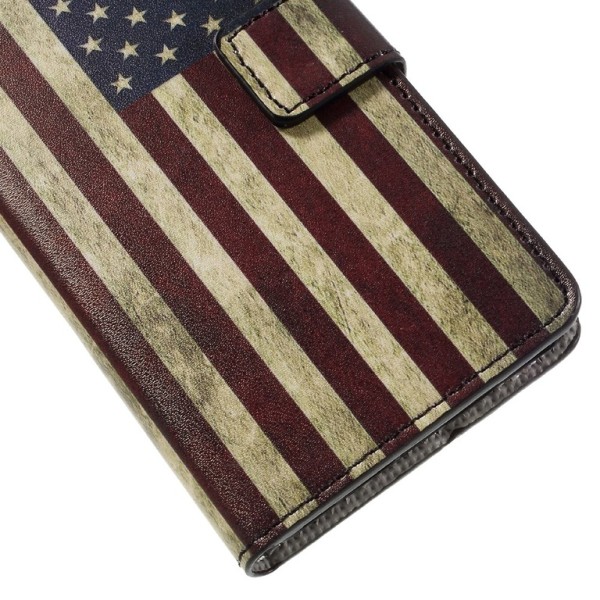 Samsung Galaxy A3 (2016) Lommebokveske - Retro US Flag Multicolor