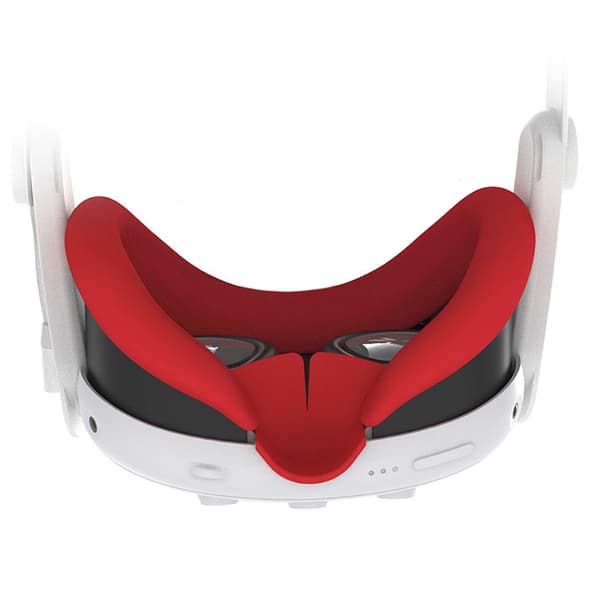 Meta Quest 3 Ögonmask dammtät skyddsöverdrag med nässtöd - Vit Vit