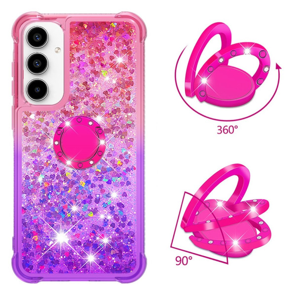YB Quicksand -sarja-8 Samsung Galaxy A35 5G -jalusta Kuoret Gradientti TPU -päällinen Multicolor