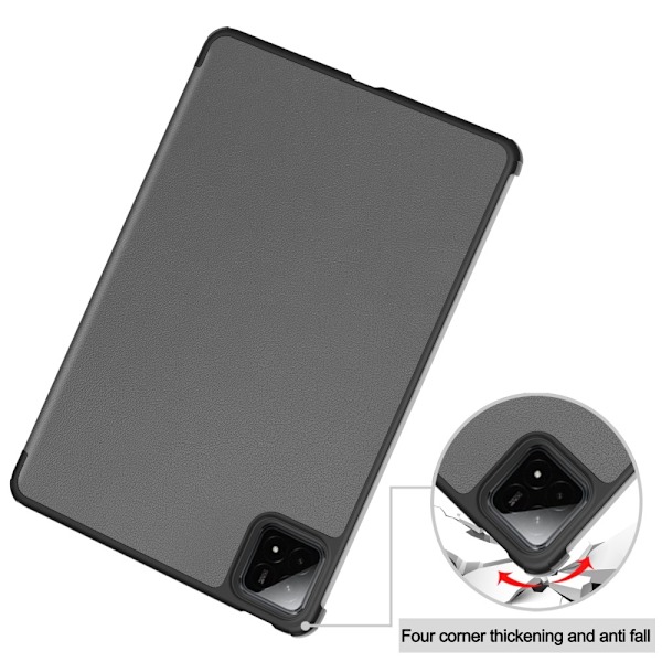 Slim Fit Cover Case til Xiaomi Pad 7 Auto Wake / Sleep - Grå Grey