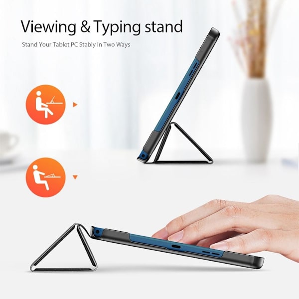 DUX DUCIS Trifoldet Stand til Nokia T20 - Sort Black