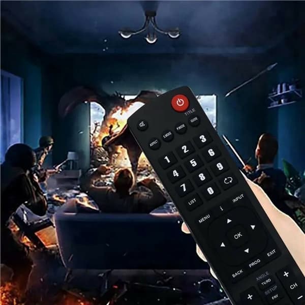 Fjärrkontroll Ersättning för RM-C3174 För JVC TV Svart