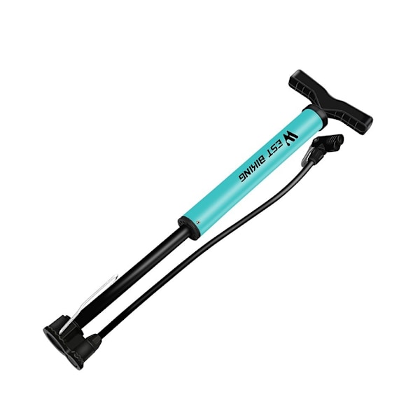 120PSI Sykkelpumpe Luftinflator Vei MTB Sykkel Dekk Blue one size