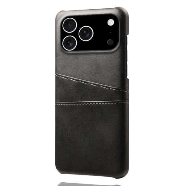 KSQ Kuori korttipaikalla iPhone 17 Pro Musta Black