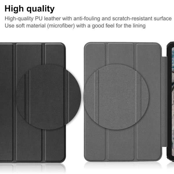 Slim Fit Cover Till TCL TAB 10s (10.1")  - Svart Svart