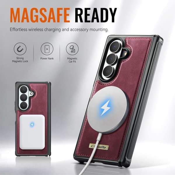 CASEME Magnetisk telefondeksel til Samsung Galaxy Z Fold8 Ultra Red