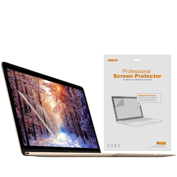 ENKAY HD Crystal Clear skärmskydd till MacBook 12" Transparent