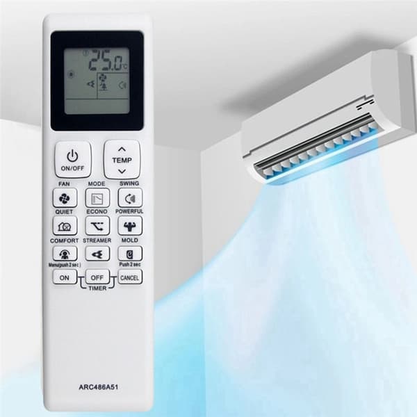 Fjärrkontroll Ersättning för ARC486A51 för Daikin Air Conditioner Vit