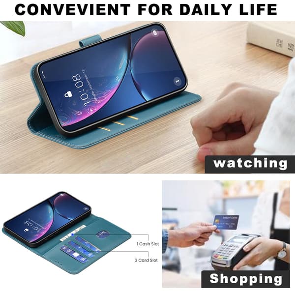 Til Samsung Galaxy A57 5G BINFEN COLOR pungcover Green