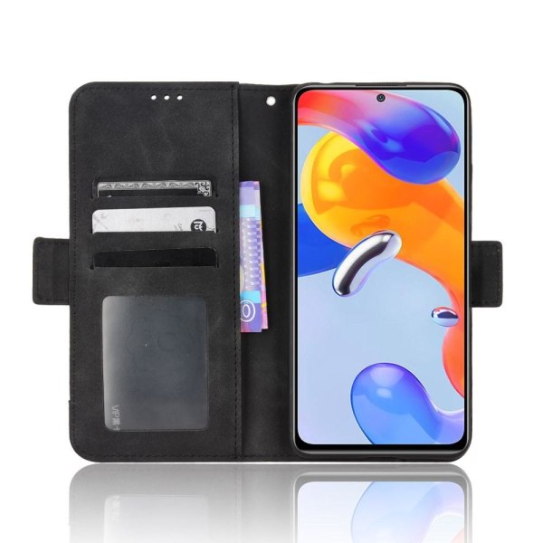 For Xiaomi Redmi Note 11 ProMagnetic Flip Case Wallet Cover Black