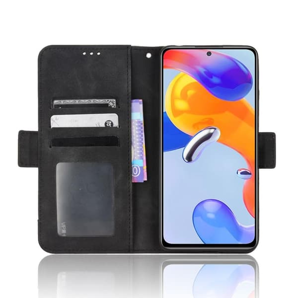 Lommebok - deksel til Xiaomi Redmi Note 11 Pro - Svart Black