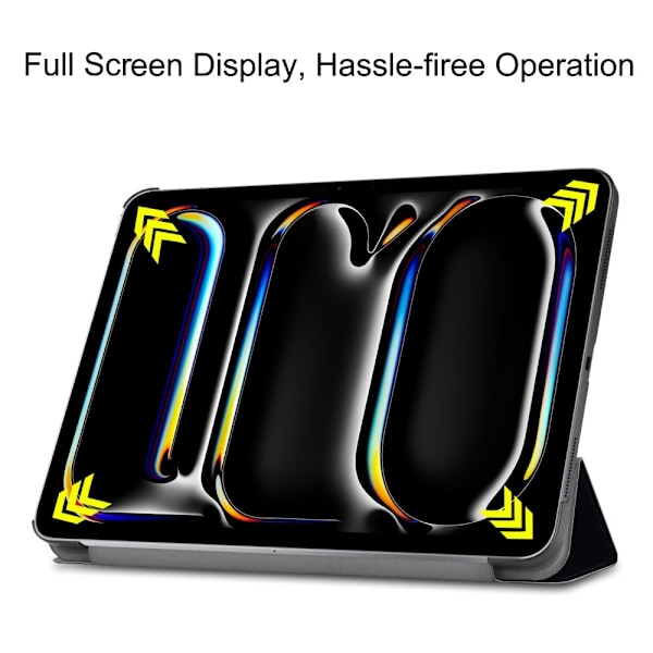 Til iPad Pro 11 (2024) Etui Tre-fold Stativ Tablet Cover - Don't Multicolor