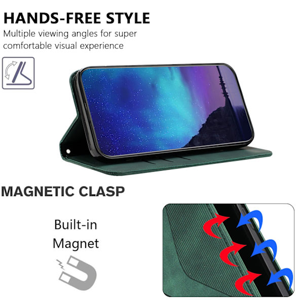 Plånboksfodral för Samsung Galaxy A17 / Galaxy A26 Grön