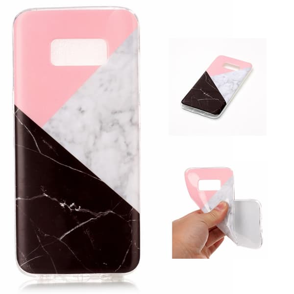 Samsung Galaxy S8 TPU Marmor - Stil M Transparent