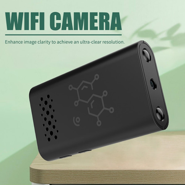XF Mini langaton WiFi-valvontakamera Yönäkö Etävalvonta Android iOS Black