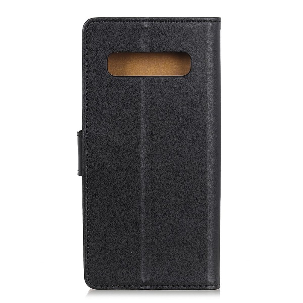 Wallet Stand Læder Beskyttende Telefontaske til Samsung Galaxy S Black
