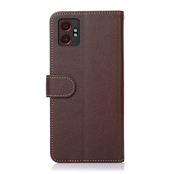 KHAZNEH Samsung Galaxy Xcover 7 Pro Plånboksfodral Brun/Blå Brun
