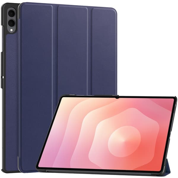 For Samsung Galaxy Tab S11 Ultra Stand Case Shock-Absorbent Tablet Cover Dark blue