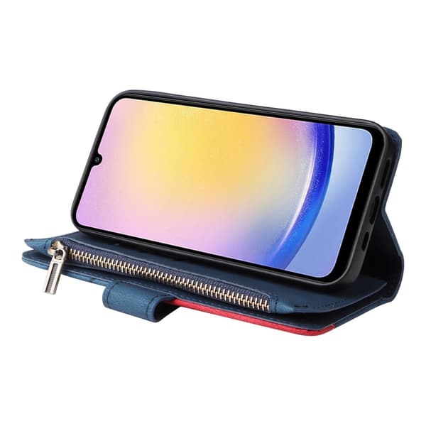KT multifunktions - serie - 5 til Samsung Galaxy A25 telefonetui Blue