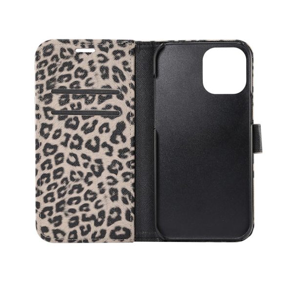 iPhone 12 Pro Max Lommebok-deksel Leopard - Gul Yellow