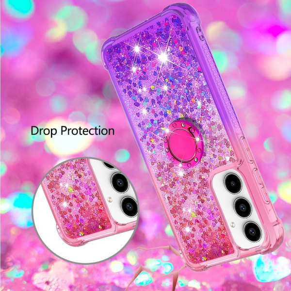 YB Quicksand -sarja-8 Samsung Galaxy A35 5G -jalusta Kuoret Gradientti TPU -päällinen Multicolor